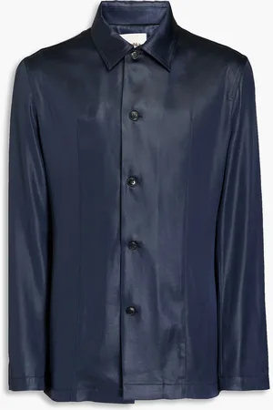 Nanushka Jondar satin shirt - Blue - M