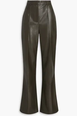 Nanushka Leena OKOBOR™ flared pants - Green - XXS