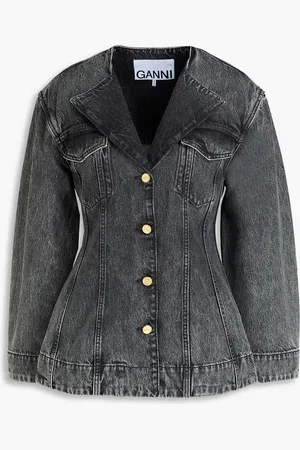 Ganni Denim jacket - Gray - DE 52