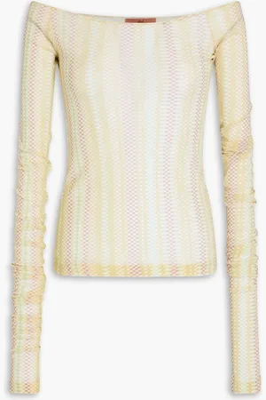 Missoni Printed mesh top - Green - IT 42