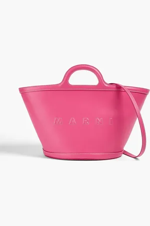 Marni Tropicalia leather tote - Pink - OneSize