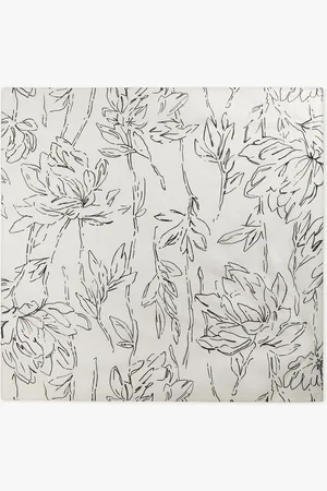 Brunello Cucinelli Printed silk scarf - White - OneSize