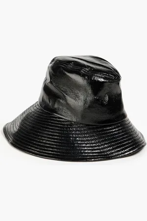 RAG&BONE Quilted vinyl bucket hat - - S/M