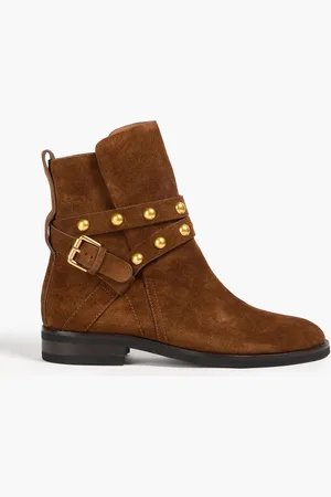 See by Chloé Studded suede ankle boots - - EU 36