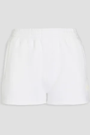Alexander Wang Appliquéd French cotton-blend terry shorts - - S