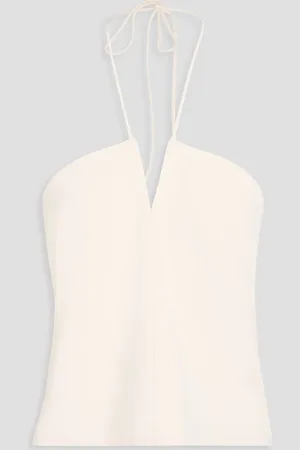 Vince Crepe halterneck top - White - L