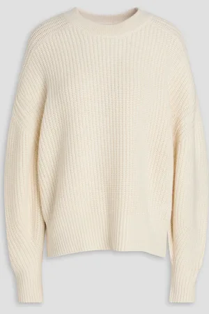 Loulou Studio Aria ribbed cashmere sweater - White - XL