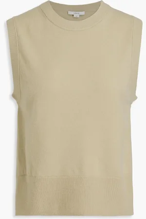 Vince Wool-blend vest - Green - L