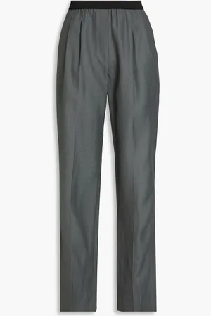 Loulou Studio Takaroa twill straight-leg pants - Gray - XS