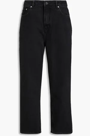 Ganni High-rise straight-leg jeans - - 30W-32L