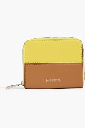 J.W.Anderson Two-tone leather coin purse - - OneSize