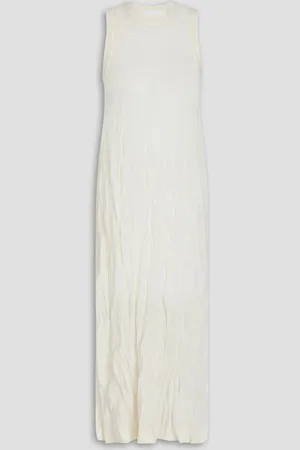 Helmut Lang Merino wool-blend maxi dress - White - M