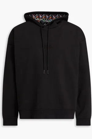 Missoni French cotton-terry hoodie - - S