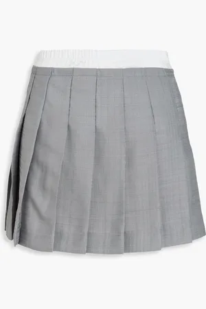 Sandro Pleated tweed mini skirt - - FR 42