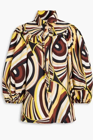 Puccini Printed cotton-poplin shirt - - IT 42