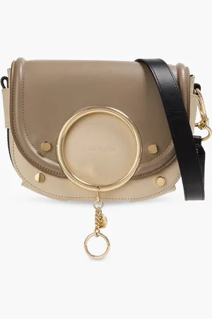 See by Chloé Mara color-block leather cross-body bag - Neutral - OneSize