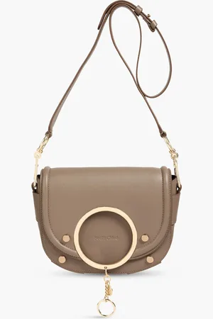 See by Chloé Mara pebbled-leather cross-body bag - Neutral - OneSize