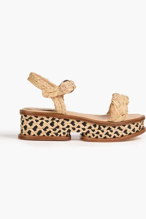 GABRIELA HEARST Michael raffia sandals - Neutral - EU 37