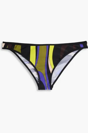 Puccini Printed stretch-jersey bikini briefs - - L