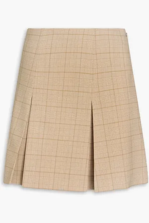 Claudie Pierlot Sarah Prince of Wales checked tweed mini skirt - - FR 34