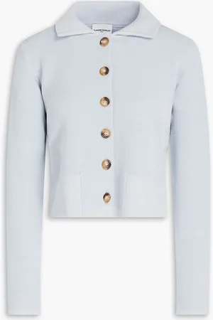Claudie Pierlot Waffle-knit cardigan - Blue - M