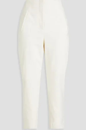 VERONICA BEARD Stila crepe straight-leg pants - White - US 10