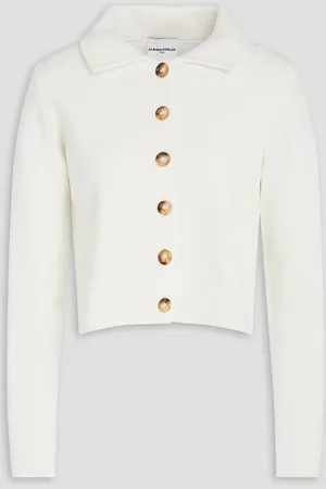 Claudie Pierlot Waffle-knit cardigan - White - L