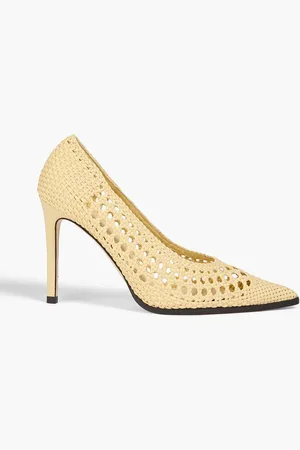 Tory Burch Woven leather pumps - Yellow - US 9.5