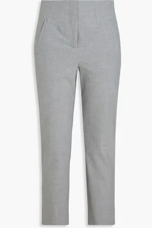 VERONICA BEARD Stila cropped crepe slim-leg pants - - US 2