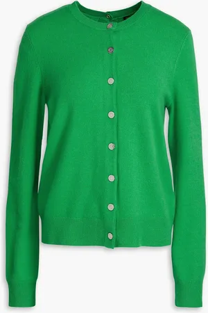 Maje Snap-detailed wool-blend cardigan - - 2