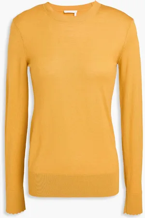 Chloé Wool sweater - Yellow - XS