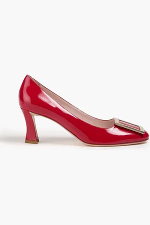 Roger Vivier Embellished patent-leather pumps - - EU 34.5