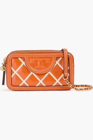 Tory Burch Glossed-leather cross-body bag - - OneSize