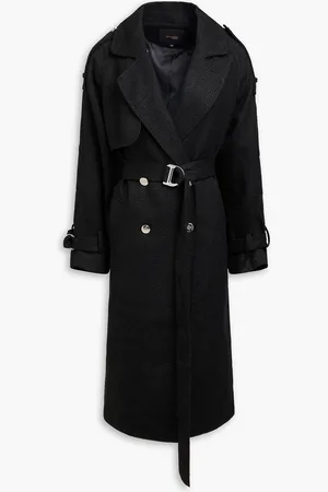 Maje Tweed trench coat - - FR 38