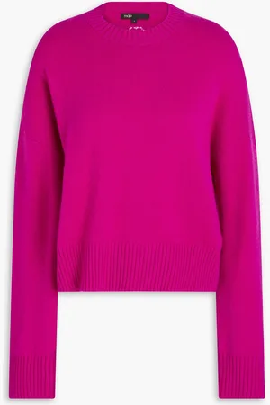 Maje Cashmere-blend sweater - Purple - 2