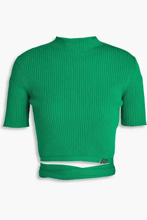 Maje Ribbed-knit top - - 3
