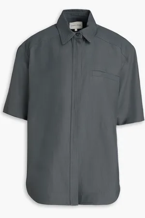 Loulou Studio Moheli twill shirt - Gray - XL