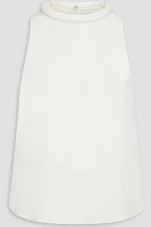 Loulou Studio Niron dupioni top - White - XS