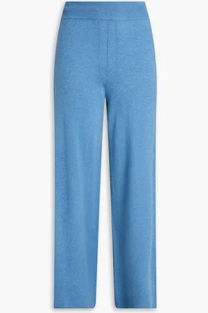 Lisa Yang Marlo cashmere wide-leg pants - Blue - 0