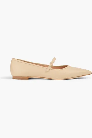 Rupert Sanderson Ina leather point-toe flats - Neutral - EU 38.5