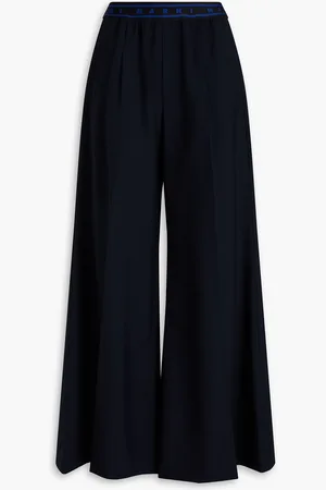 Marni Wool wide-leg pants - Blue - IT 38