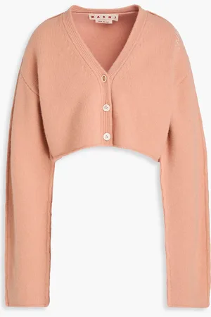 Marni Cropped wool cardigan - Orange - IT 46