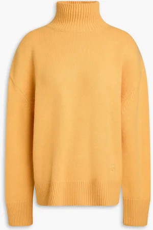 Tory Burch Cashmere turtleneck sweater - Yellow - M