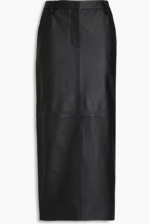 REMAIN Birger Christensen Leather midi pencil skirt - - DE 34