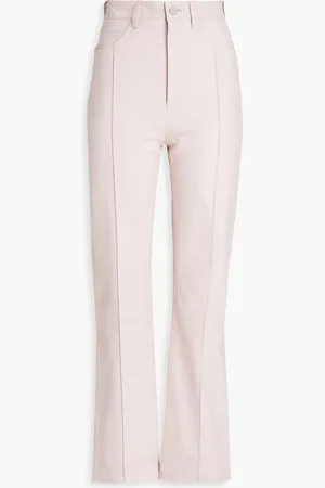 REMAIN Birger Christensen Leather straight-leg pants - Pink - DE 36