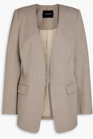 A.Emery Rosalinda wool-twill blazer - Neutral - UK 12