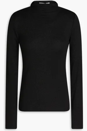 Frame Ribbed jersey turtleneck top - - M