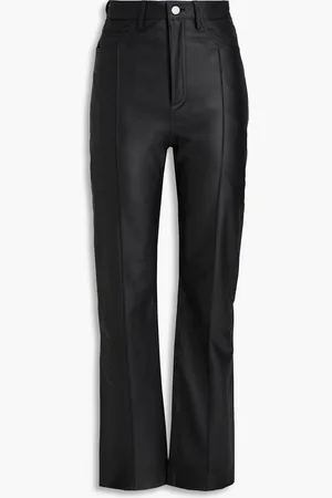 REMAIN Birger Christensen Leather slim-leg pants - - DE 36