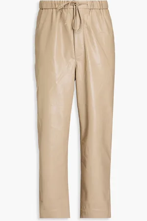 Nanushka Jain cropped tapered OKOBOR™ pants - Neutral - XL