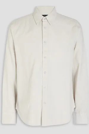 RAG&BONE Hemp and cotton-blend shirt - Gray - M